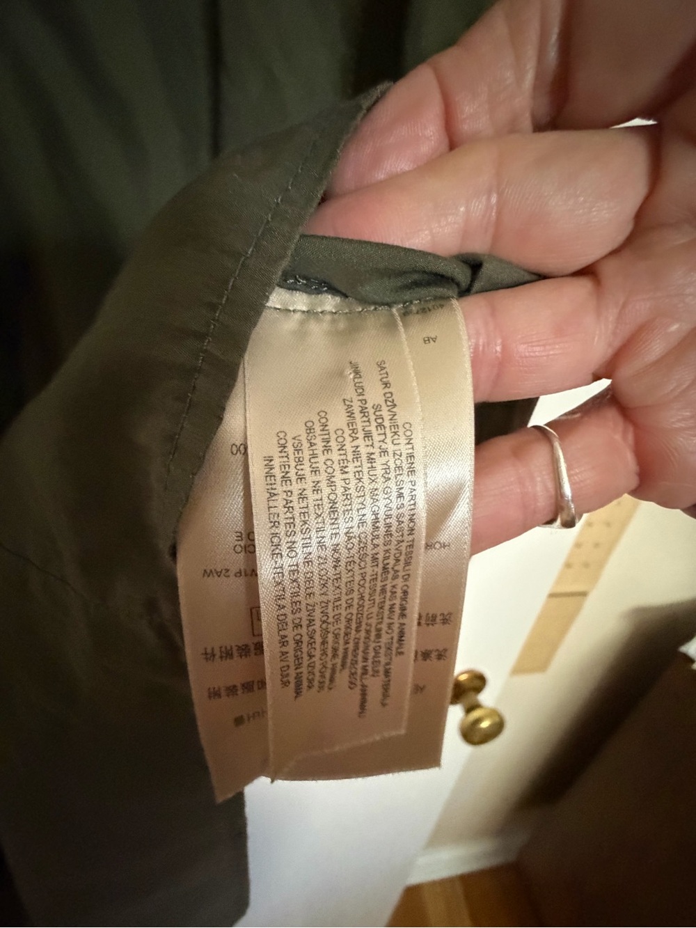 Burberry Brit Olive Green Utility Midi Dress - Picture 8 of 9